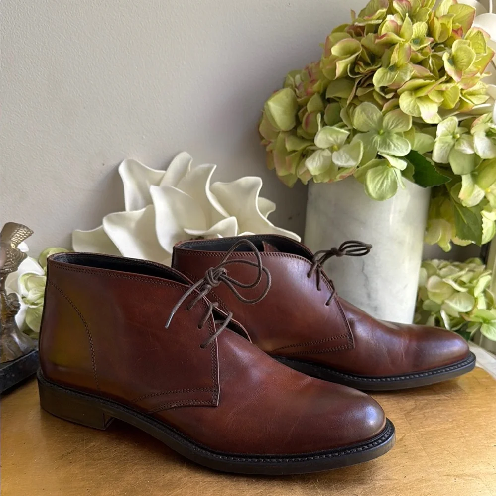 To Boot New York Adam Derrick Chukka Boots in Brown Variated Leather